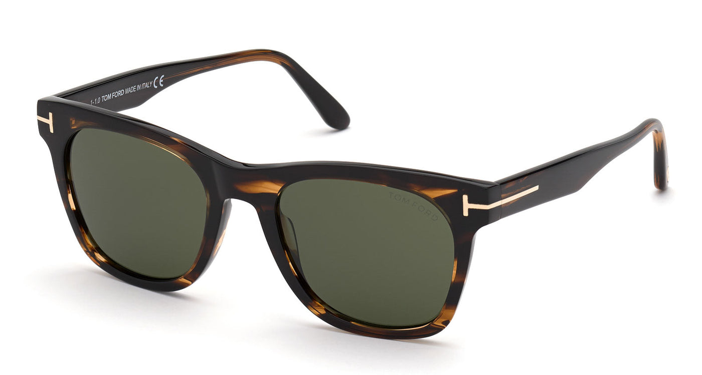 Tom Ford Brooklyn TF833 Dark Tortoise/Green #colour_dark-tortoise-green