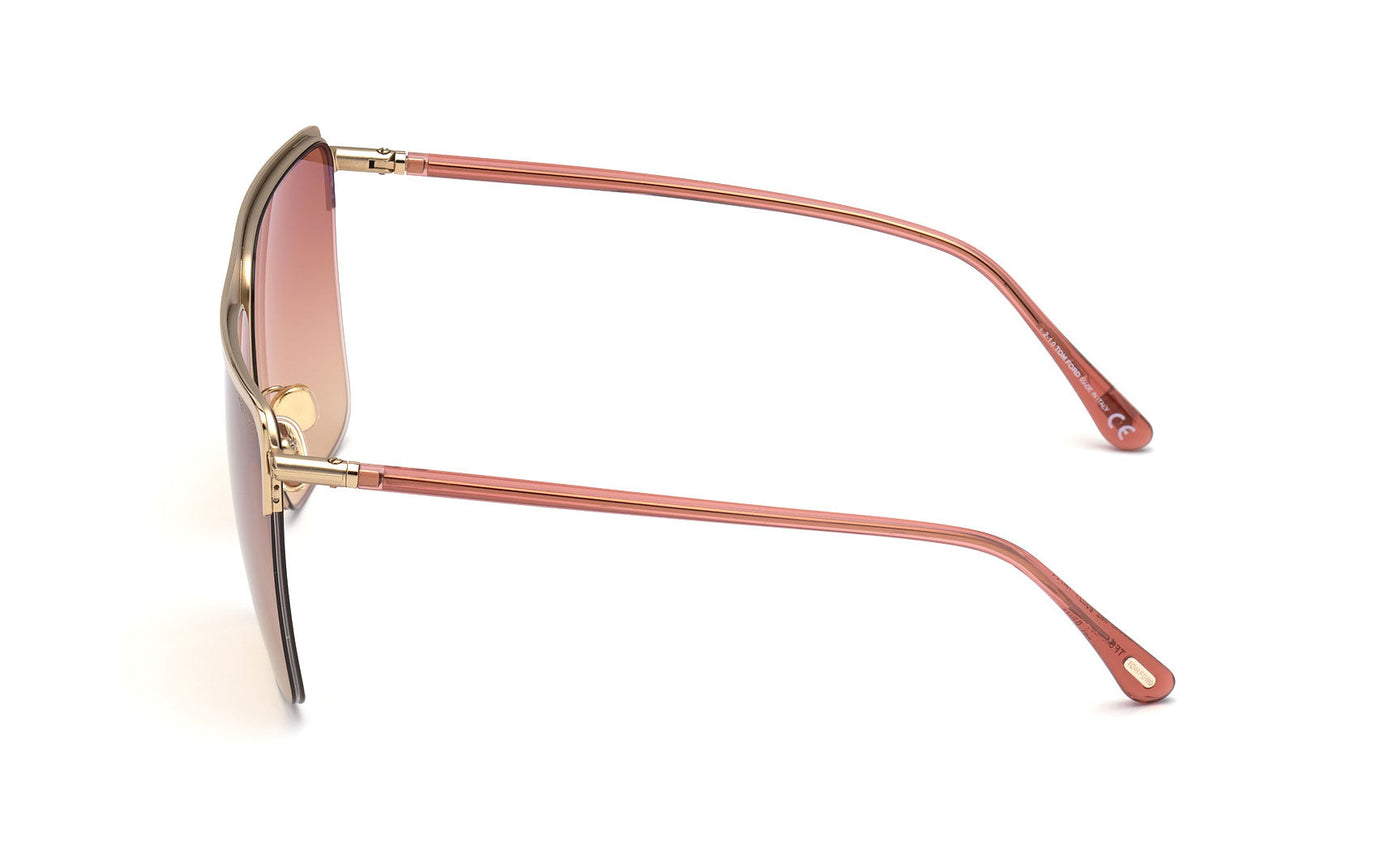 Tom Ford Sofi TF840 Gold/Red Gradient #colour_gold-red-gradient