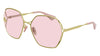 Gucci Asian Fit GG0818SA Gold/Pink #colour_gold-pink