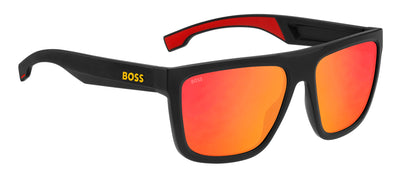 Boss 1451/S Matte Black Red/Orange Mirror #colour_matte-black-red-orange-mirror