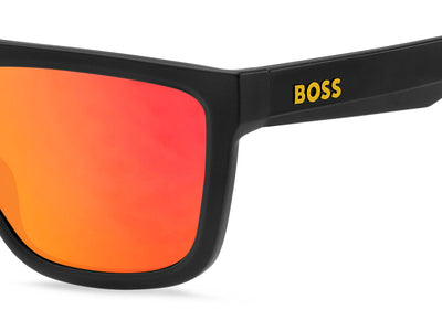 Boss 1451/S Matte Black Red/Orange Mirror #colour_matte-black-red-orange-mirror