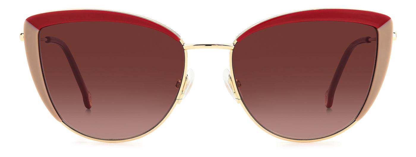 Carolina Herrera HER 0112/S Red Beige/Brown Gradient #colour_red-beige-brown-gradient