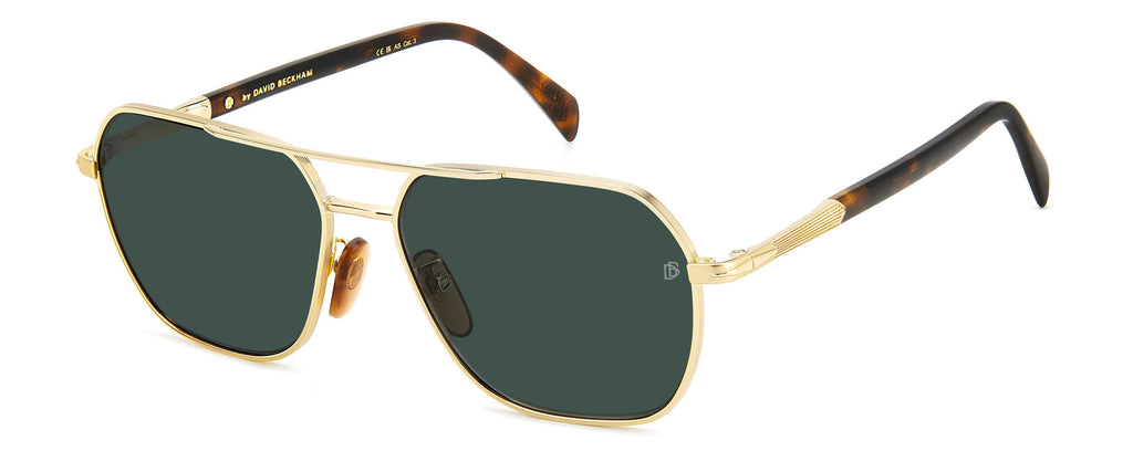 David Beckham DB1128/G/S Gold Havana/Green #colour_gold-havana-green