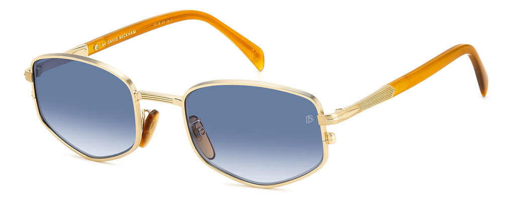 David Beckham DB1129/S Gold Horn/Dark Blue Gradient #colour_gold-horn-dark-blue-gradient