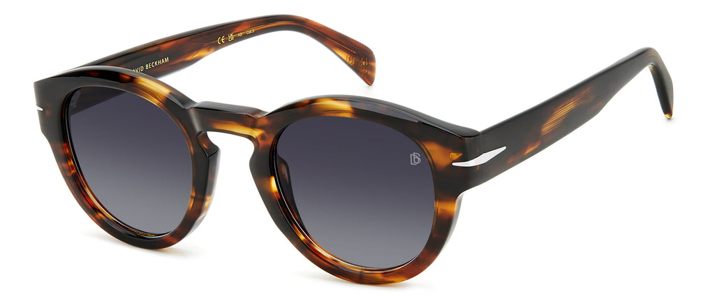 David Beckham DB7110/S Brown Horn/Dark Grey Gradient #colour_brown-horn-dark-grey-gradient