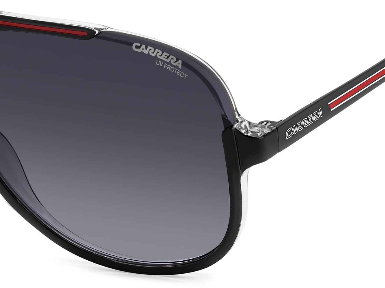 Carrera 1059/S Black Red/Dark Grey Gradient #colour_black-red-dark-grey-gradient