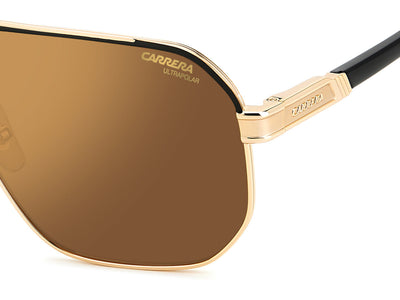 Carrera 1062/S Matte Black Gold/Gold Polarised #colour_matte-black-gold-gold-polarised