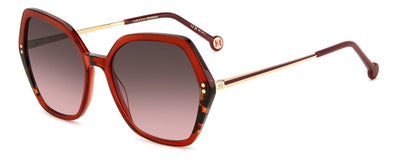 Carolina Herrera HER 0185/S Burgundy Havana/Brown Pink Gradient #colour_burgundy-havana-brown-pink-gradient