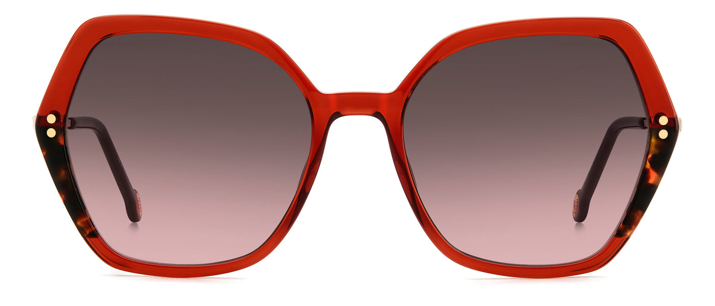 Carolina Herrera HER 0185/S Burgundy Havana/Brown Pink Gradient #colour_burgundy-havana-brown-pink-gradient