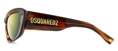 DSQUARED2 D2 0118/S Brown Horn/Gold #colour_brown-horn-gold