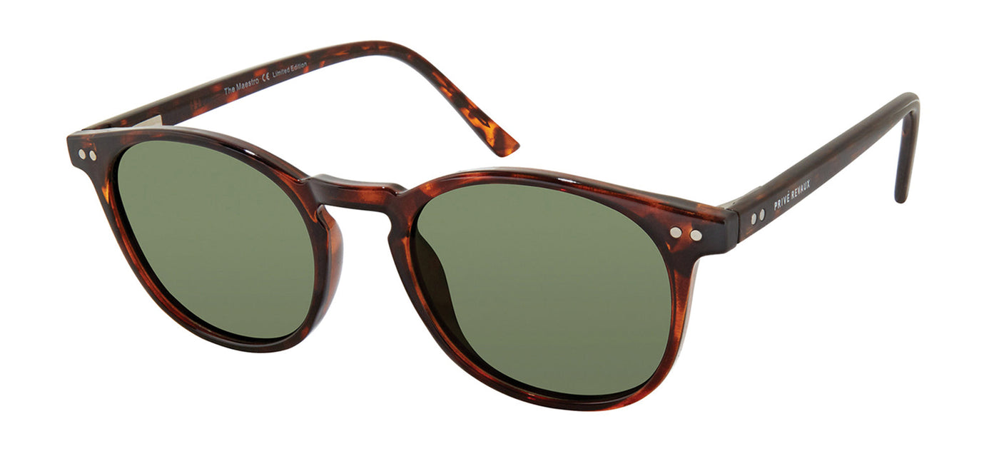 Prive Revaux The Maestro/S Brown Havana/Green Polarised #colour_brown-havana-green-polarised