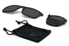 Carrera 8057/CS With Clip-on Matte Black/Polarised Grey #colour_matte-black-polarised-grey