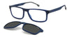 Carrera 8057/CS With Clip-on Matte Blue/Polarised Green #colour_matte-blue-polarised-green