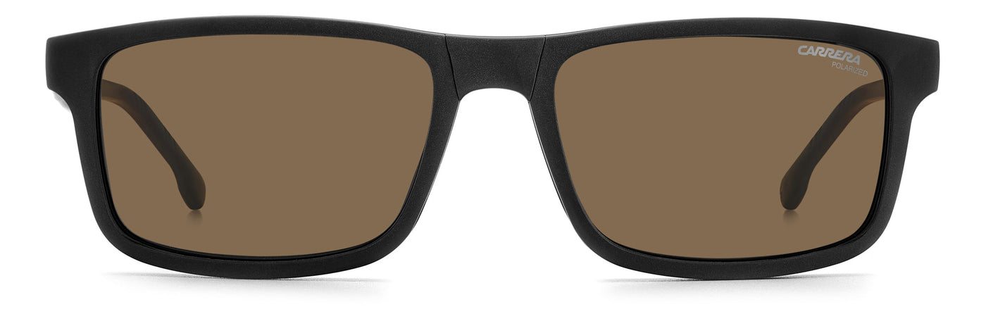 Carrera 8057/CS With Clip-on Matte Brown/Polarised Brown #colour_matte-brown-polarised-brown