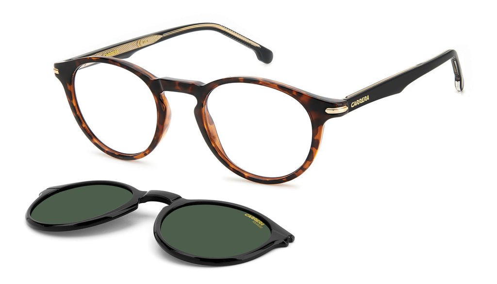 Carrera 297/CS With Clip-on Havana/Polarised Green #colour_havana-polarised-green