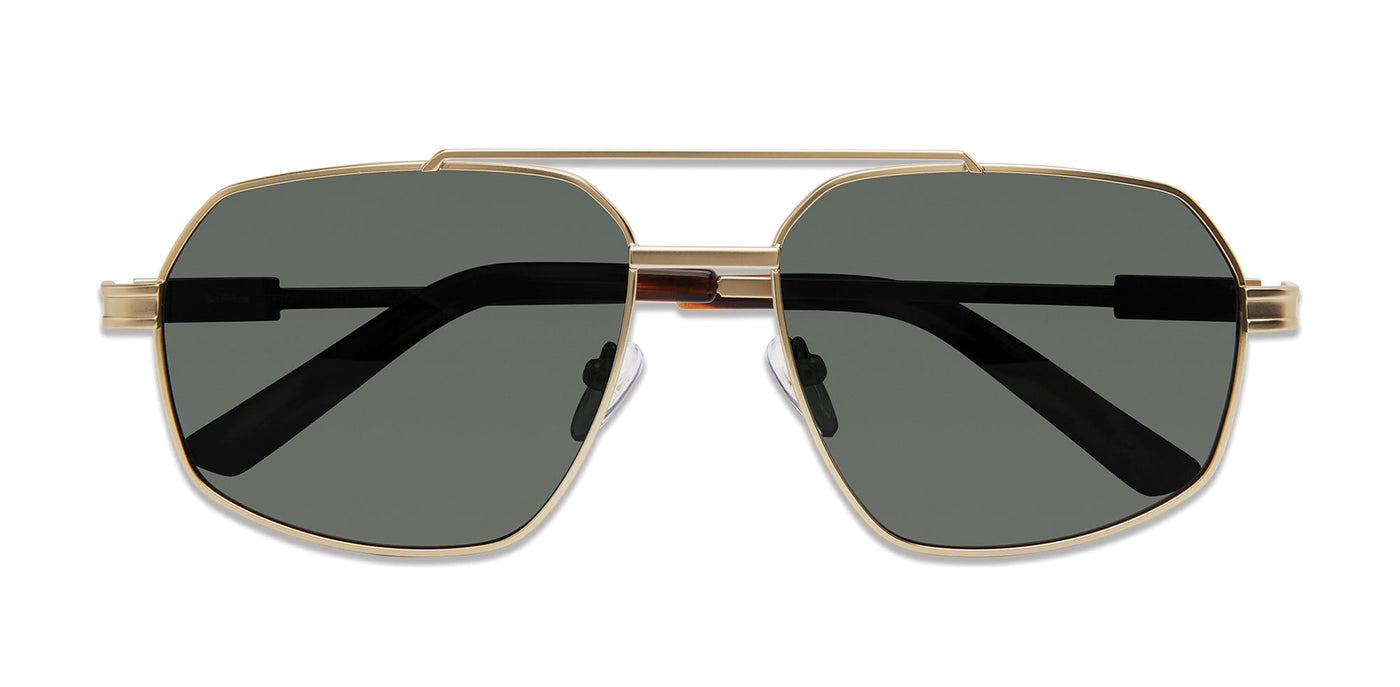 Prive Revaux So Prime/S Gold Grey/Green Polarised #colour_gold-grey-green-polarised