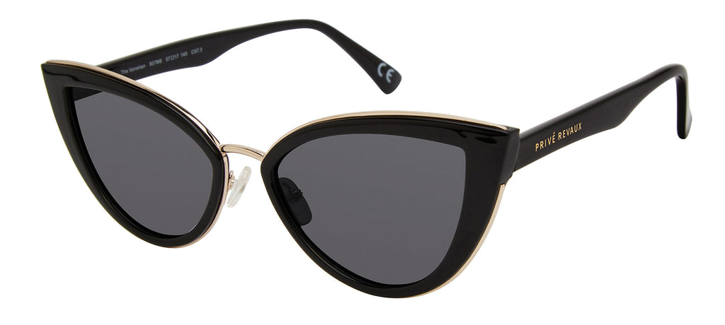 Prive Revaux The Venetian/S Black/Grey Polarised #colour_black-grey-polarised