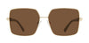 Prive Revaux Viva La Vida/S Gold Havana/Bronze Polarised #colour_gold-havana-bronze-polarised