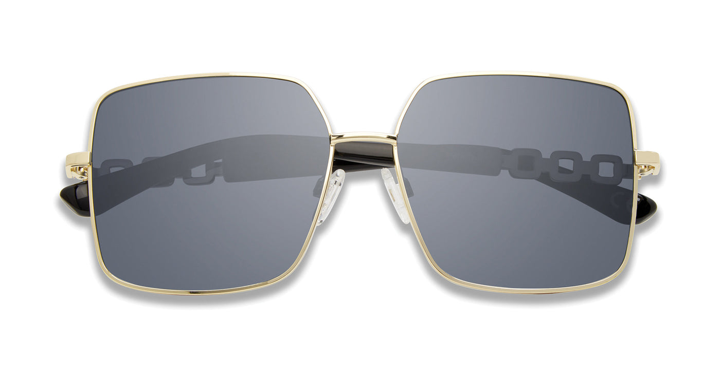 Prive Revaux Viva La Vida/S Gold Black/Grey Polarised #colour_gold-black-grey-polarised