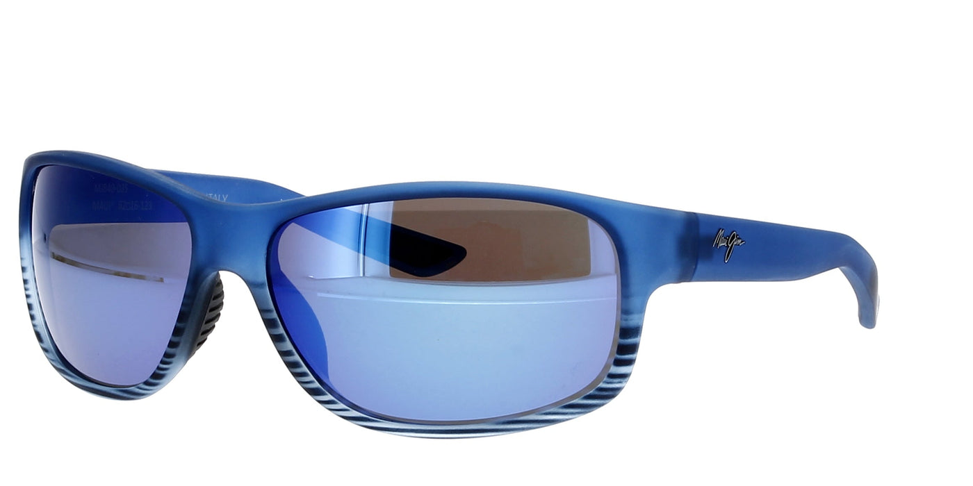 Maui Jim Kaiwi Blue Black Stripe/Blue Hawaii #colour_blue-black-stripe-blue-hawaii