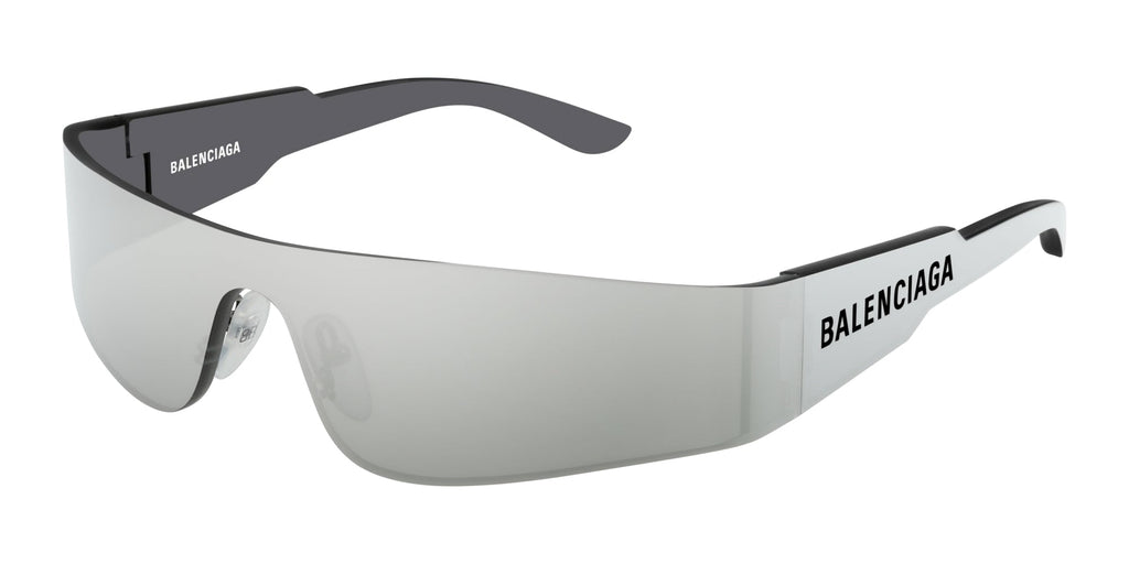 Balenciaga BB0041S Silver/Silver #colour_silver-silver