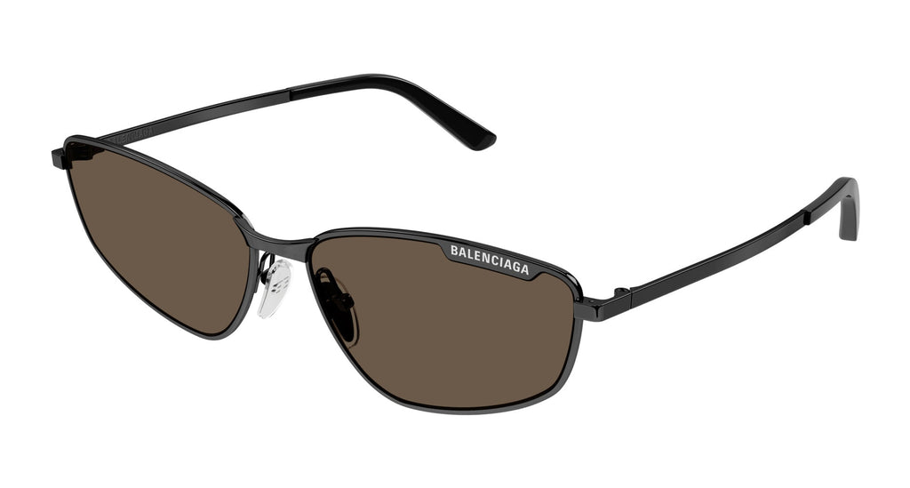 Balenciaga BB0277S Gunmetal/Brown #colour_gunmetal-brown