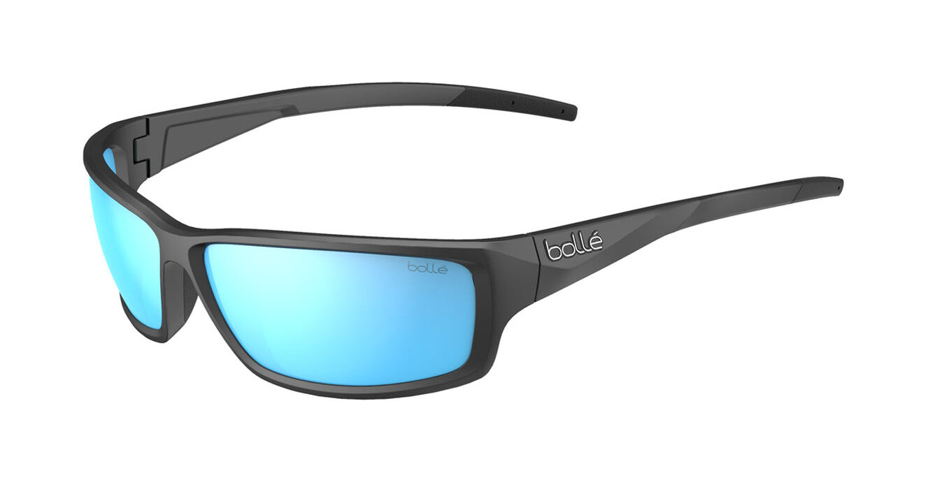 Bolle Cerber Black Matte/Sky Blue Polarized #colour_black-matte-sky-blue-polarized