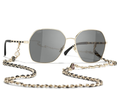 lenshop on Twitter The house of Chanel connotes immediate descriptions of  classic design sophistication and luxury as shown throughout their  trademark designs pearls chains and tweed Sunglasses Chanel 4244 chanel  square fashion
