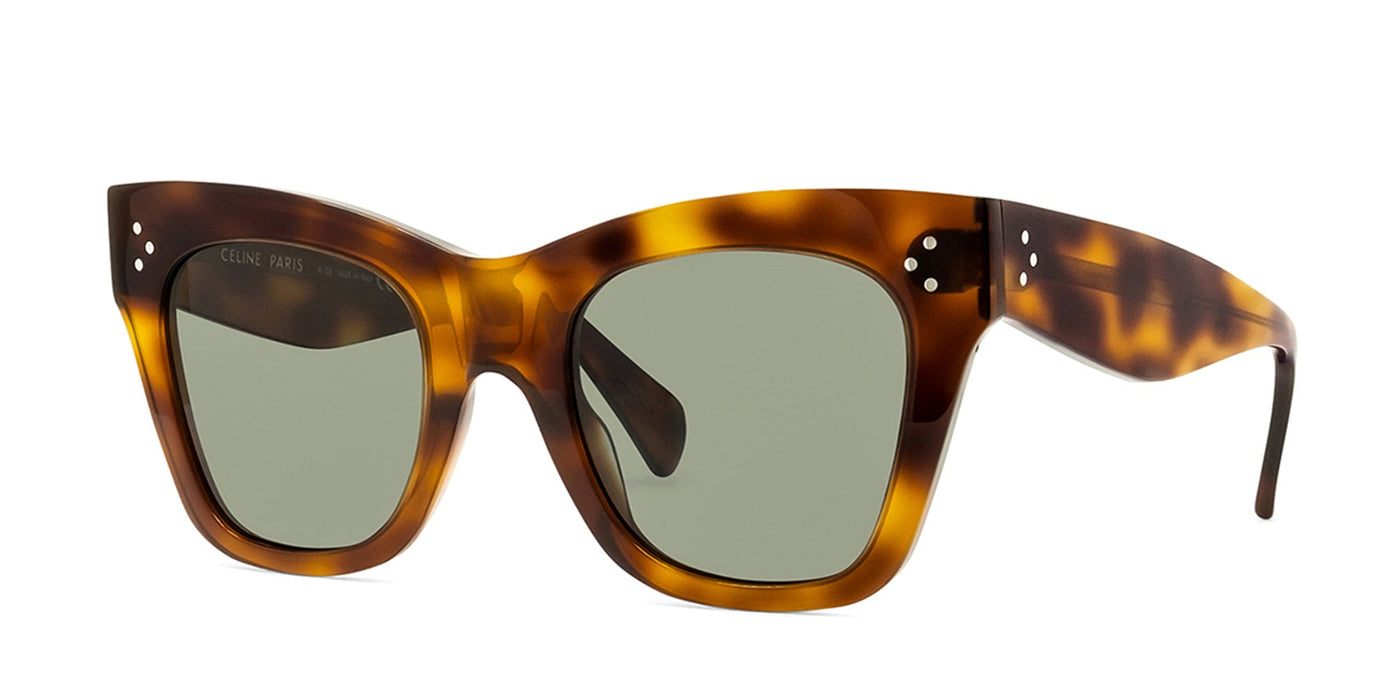 Celine Catherine CL4004IN Light Tortoise/Green Polarised #colour_light-tortoise-green-polarised