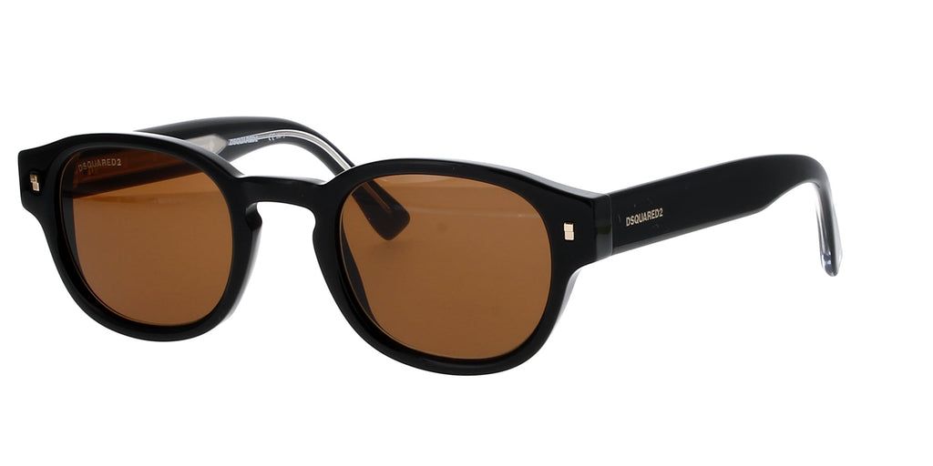 DSQUARED2 D2 0014/S Black-Gold/Brown #colour_black-gold-brown