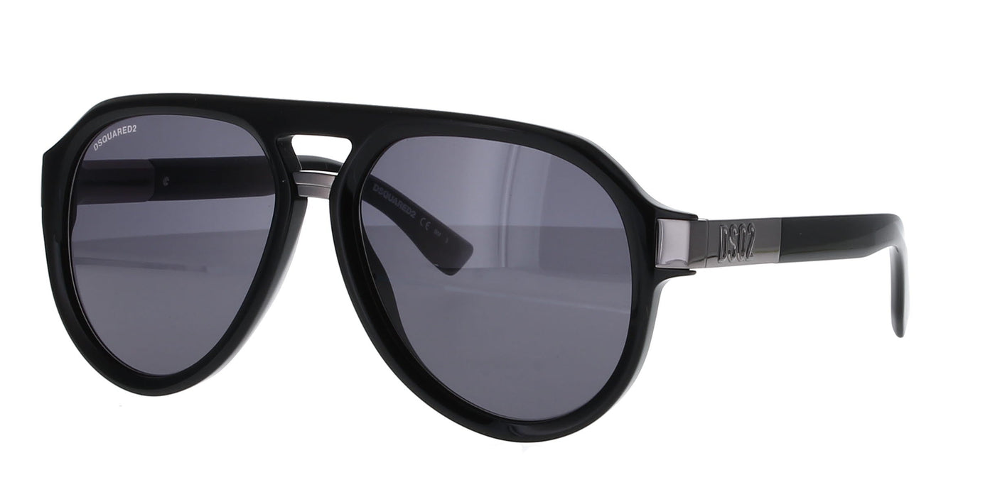 DSQUARED2 D2 0030/S Black-Ruthenium/Grey #colour_black-ruthenium-grey