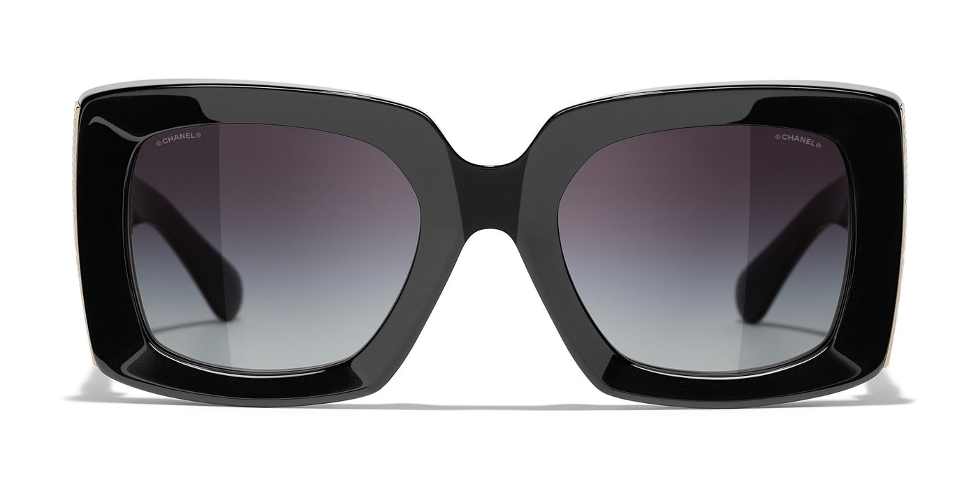 CHANEL 5435 Rectangle Acetate Sunglasses Maverick Wolf