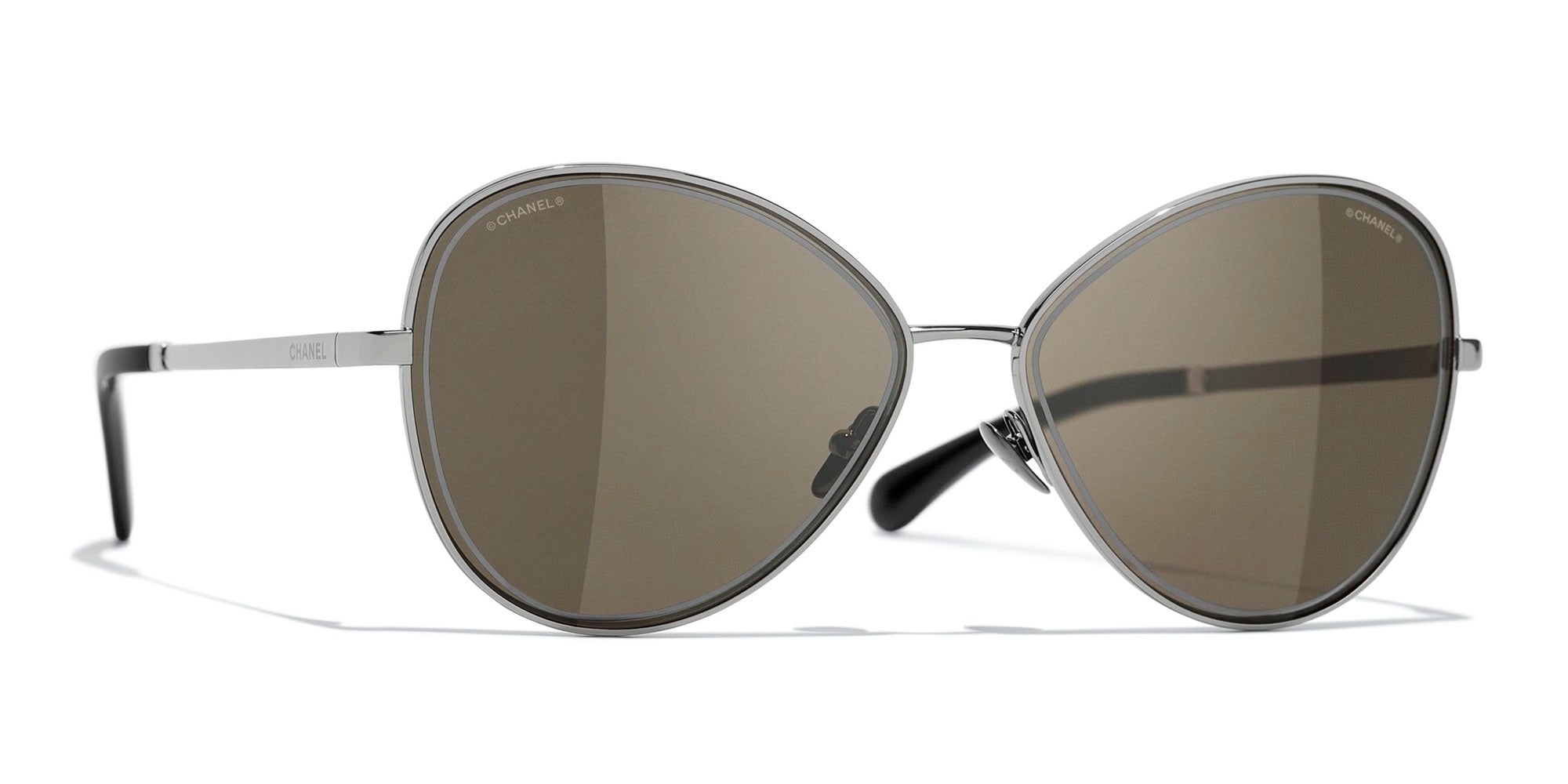 CHANEL 4266 Butterfly Metal Sunglasses