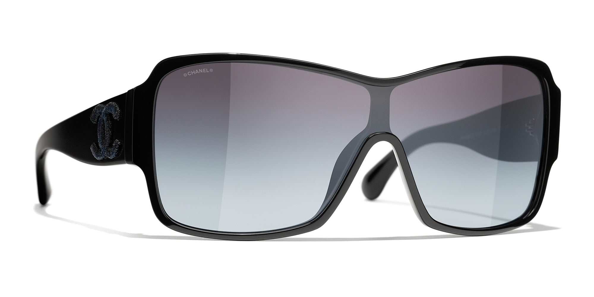 CHANEL 5449 Shield Acetate Sunglasses