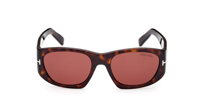 Tom Ford Cyrille-02 TF987 Dark Tortoise/Red #colour_dark-tortoise-grey