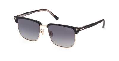 Tom Ford Hudson-02 TF997-H Matte Black/Smoke Polarised #colour_matte-black-smoke-polarised