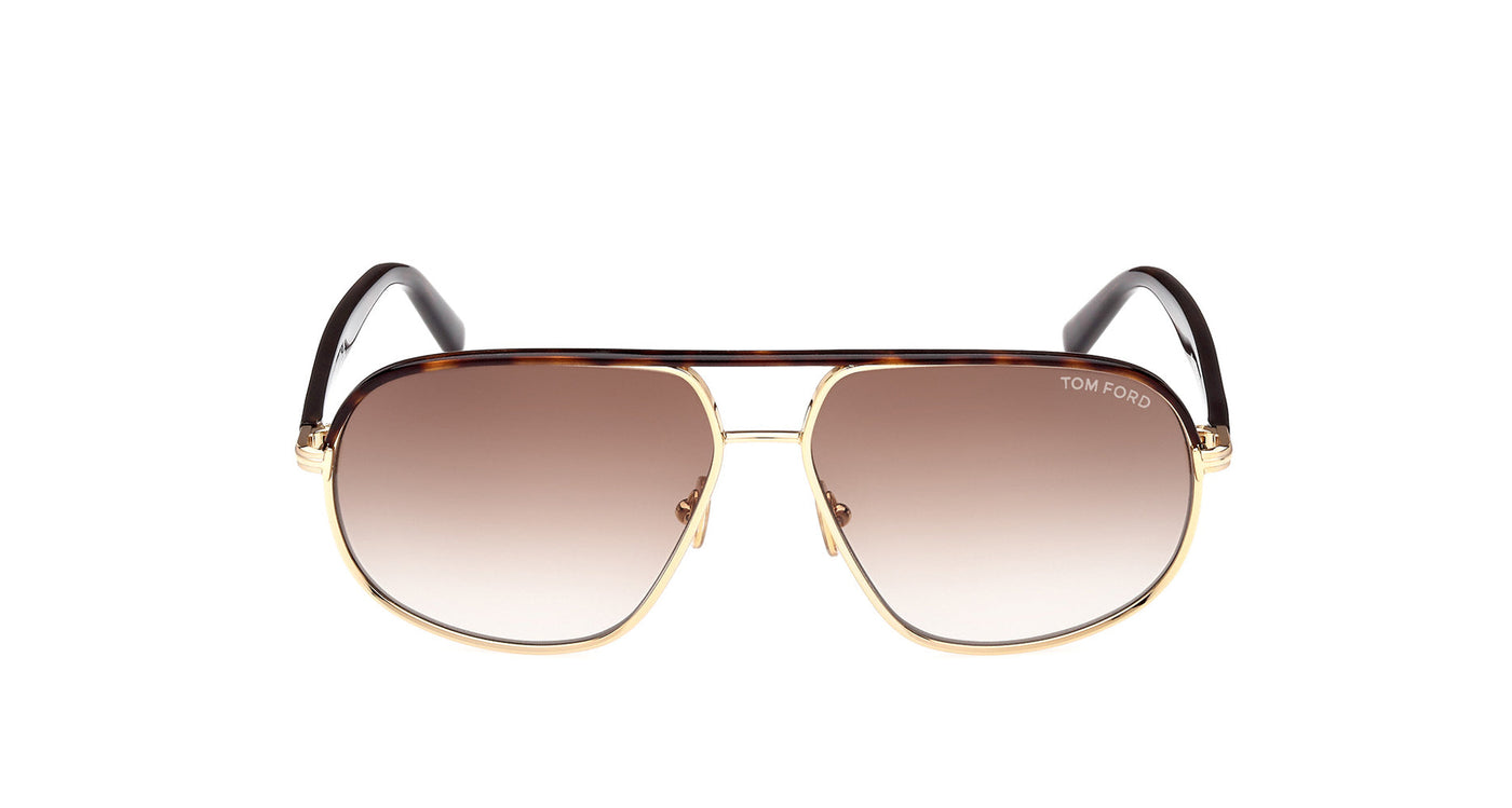 Tom Ford Maxwell TF1019 Shiny Deep Gold/Brown Gradient #colour_shiny-deep-gold-brown-gradient