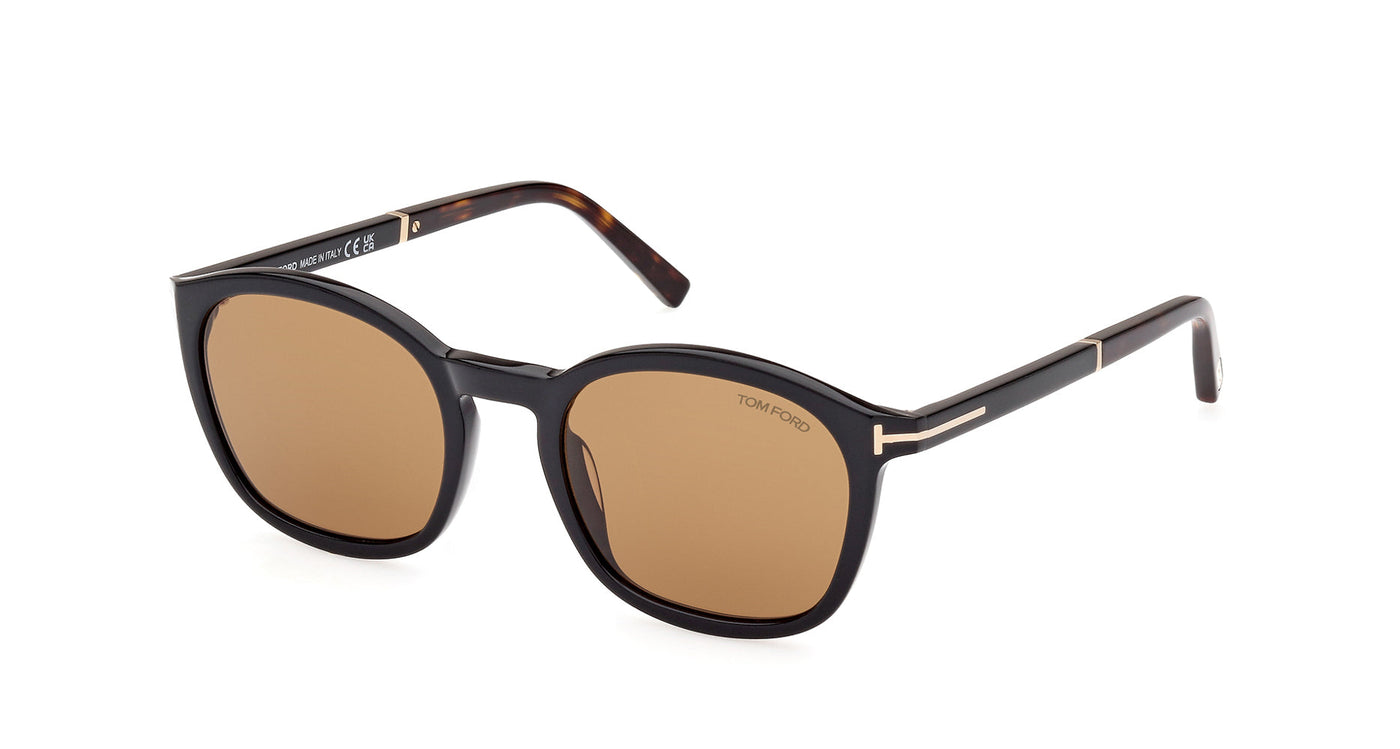 Tom Ford Jayson TF1020 Shiny Black/Brown #colour_shiny-black-brown