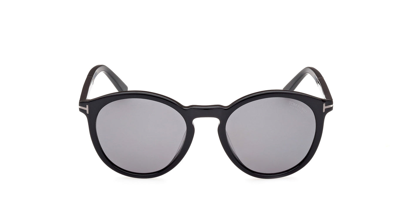 Tom Ford Elton TF1021-N Shiny Black/Polarised Smoke #colour_shiny-black-polarised-smoke