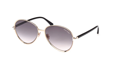 Tom Ford Rio TF1028 Shiny Rose Gold/Smoke Gradient #colour_shiny-rose-gold-smoke-gradient