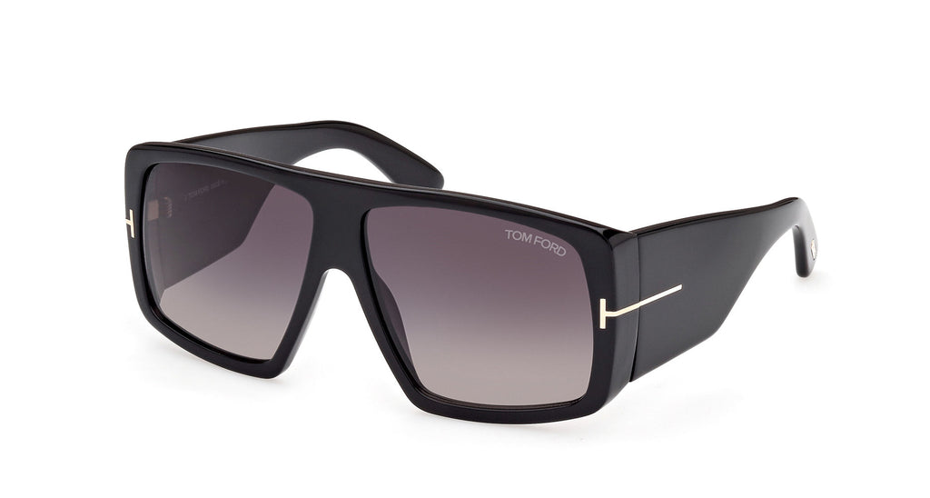 Tom Ford Raven TF1036 Shiny Black/Smoke Gradient #colour_shiny-black-smoke-gradient