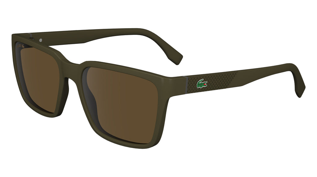 Lacoste L6011S Brown Khaki/Brown  #colour_brown-khaki-brown-
