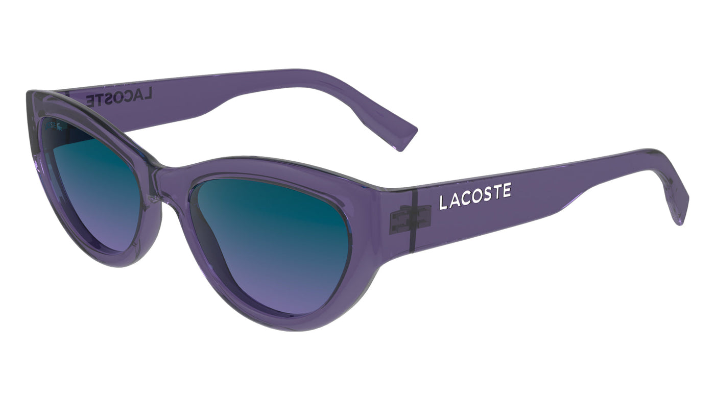 Lacoste L6013S Transparent Purple/Blue #colour_transparent-purple-blue