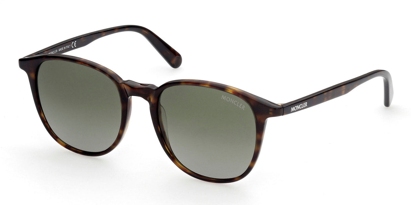 Moncler Luminaire ML 0189 Dark Tortoise/Green Polarised #colour_dark-tortoise-green-polarised