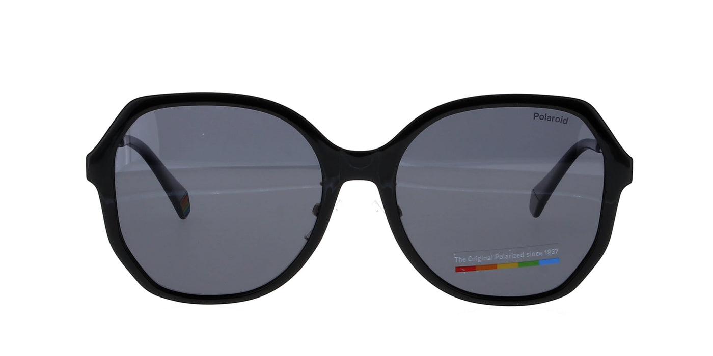 Polaroid PLD6177/G/S Asian Fit Black/Polarised Grey #colour_black-polarised-grey