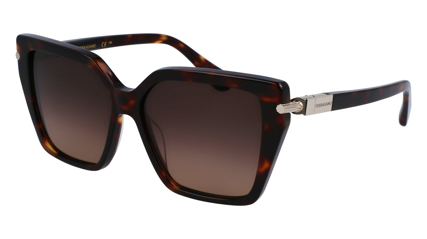 Ferragamo SF1106S Dark Tortoise/Brown #colour_dark-tortoise-brown