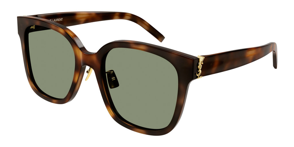 Saint Laurent SL M105/F Havana/Green #colour_havana-green