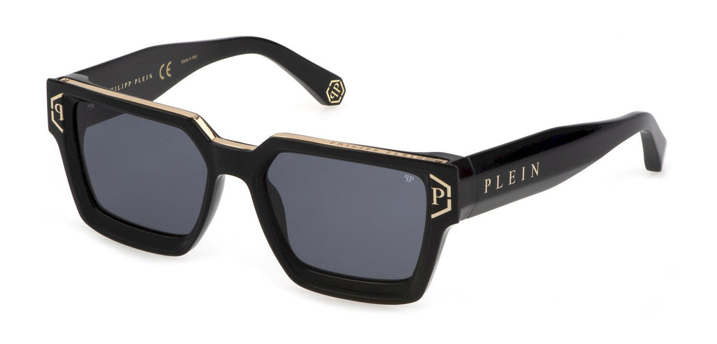 Philipp Plein SPP005M Shiny Black/Smoke #colour_shiny-black-smoke