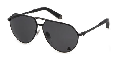 Philipp Plein SPP007M Matte Black/Polarised Smoke #colour_matte-black-polarised-smoke