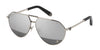 Philipp Plein SPP007M Palladium/Smoke Mirror Silver Shield #colour_palladium-smoke-mirror-silver-shield